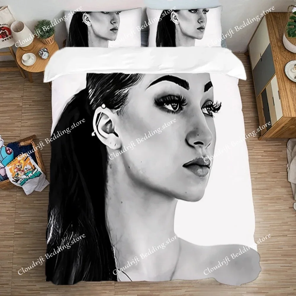 

Quilt Cover Queen Bed Comforter Sets B-Bhad-BhabieS Bedding Set Double Size Art Duvet Covers Pillowcase Fashion Linen Home026