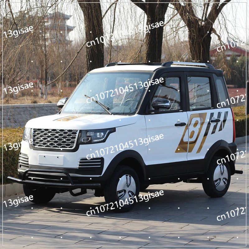 Customized New Energy Electric Car Adult Gasoline and Electricity Dual-purpose Four-wheel Pick-up Children Transportation Car