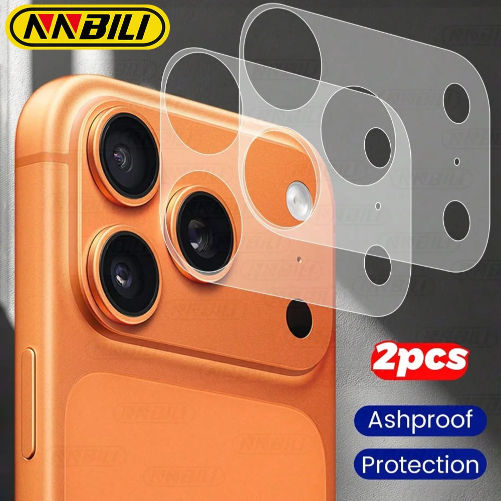 NNBILI 2PCS Matte Camera Protector For iPhone 17 Pro Max 17 Pro 17 Air Back Lens Glass Protective Cap for iphone 17 Series