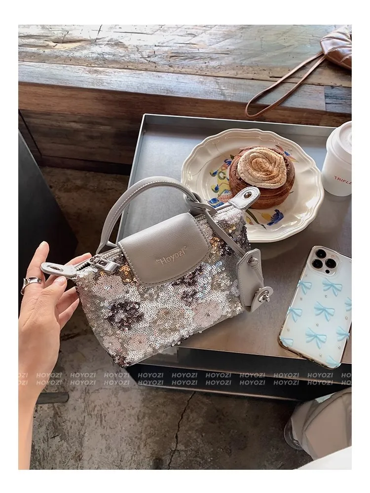 Mini hand-held dumpling bag, one shoulder, summer crossbody bag