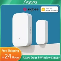 Aqara-Sensor inteligente de puerta y ventana Zigbee, Mini Sensor de puerta, alarma de conexión inalámbrica, Kit de casa inteligente para aplicación Mijia Mi Home