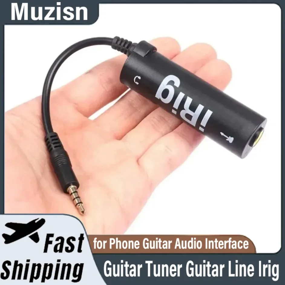 Hot Guitar Tuner Guitar Line Irig Converter Guitar Interface I-Rig Converter Replacement Guitar for Phone Guitar Audio Interface