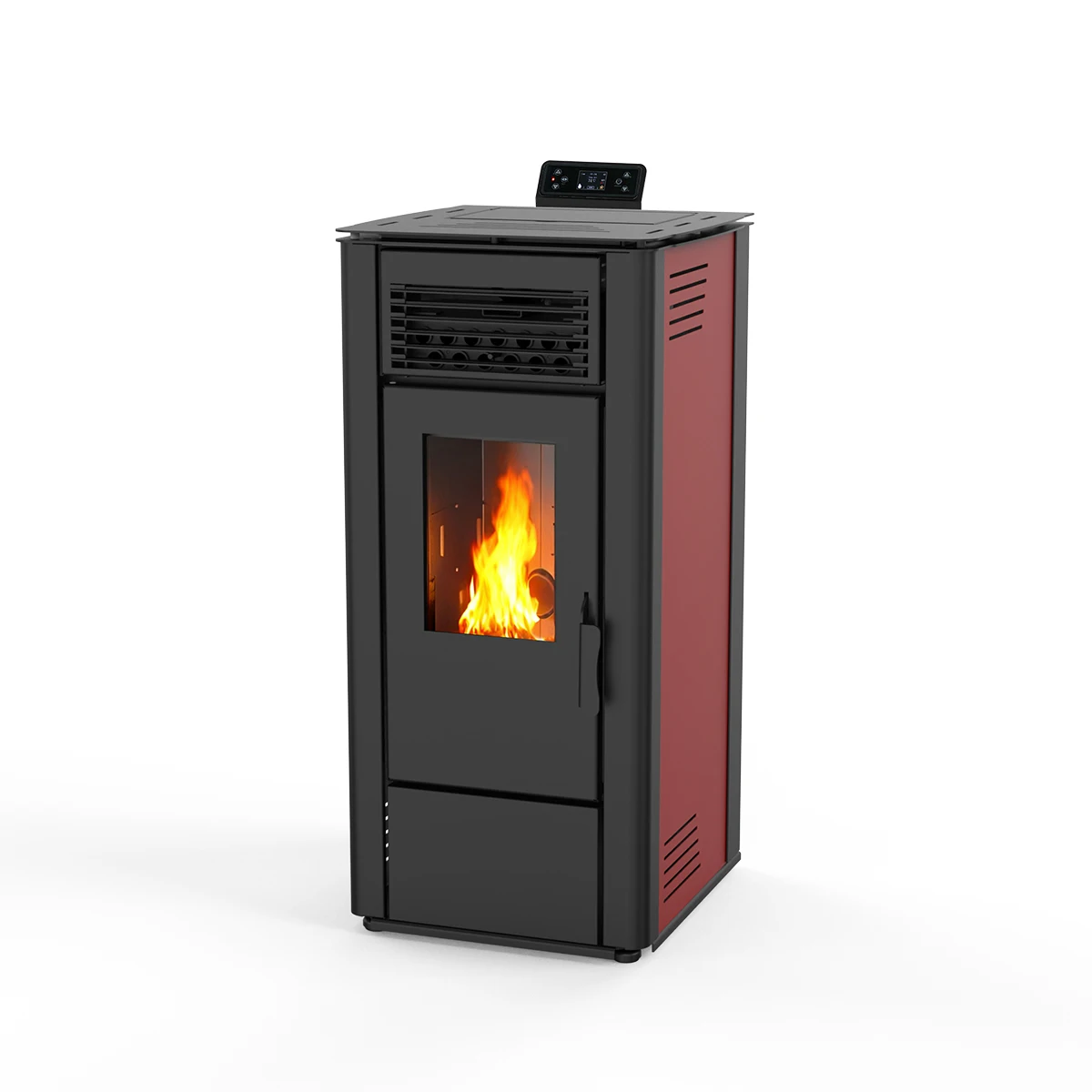10.2KW Tight Seal  Modern Wifi Control Inoor Wood Pellet Stove with CE ROHS