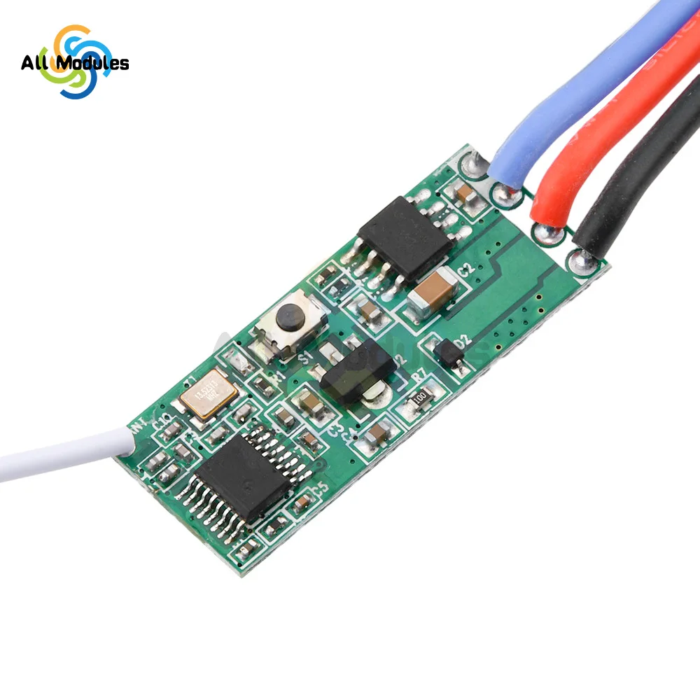 12V DC Motor Drive Forwards and Reverse Controller Module Switch 433Mhz Motor Controller for Rolling Door Electric Curtains