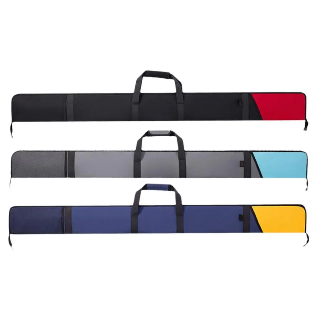 

Pool Cue Case Shoulder Bag Water Resistant Carrying Billiards Accessory Wear Resistant Universal Cue Pouch Integrate Cue Bag