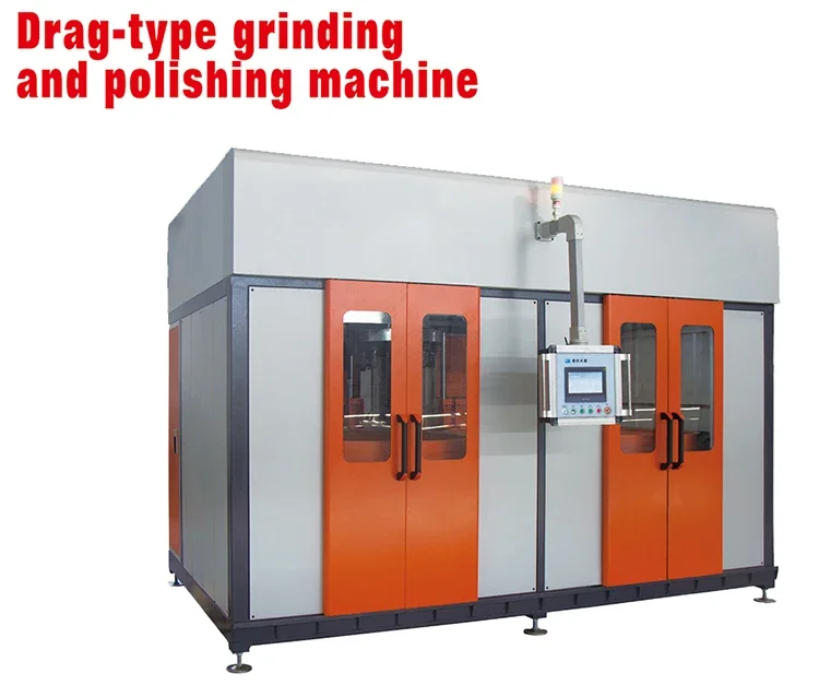 Vibratory polishing machine for metal parts