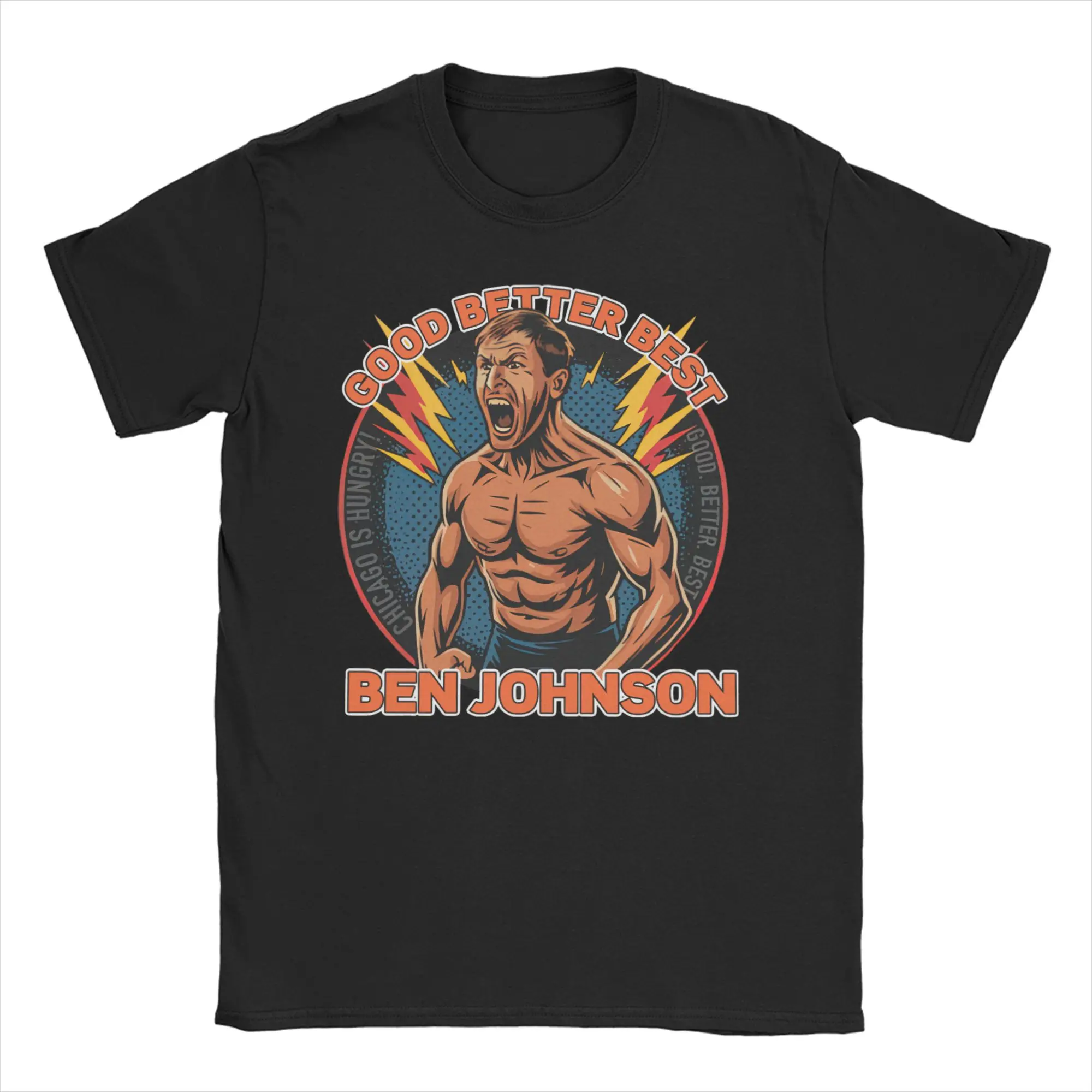 Men Women's Ben Johnson Good Better Best Football T Shirts Da-coach 100% Cotton Clothing Crew Neck Tee Shirt Plus Size T-Shirt