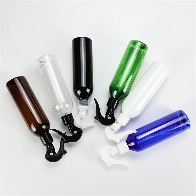 250ml x 25 Round Shoulder Plastic Spray Bottle Makeup Moisture Atomizer Pot Fine Mist Hand Buckle Pump Sprayer Hairdressing Tool