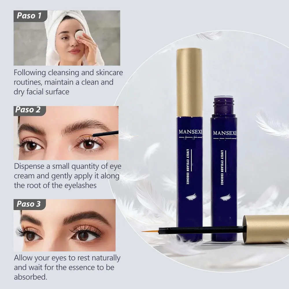 سيروم نمو الرموش السريع، محسن الرموش، أطول وأكثر سمكًا، علاج الرموش، منتجات العناية بالعين، مكياج