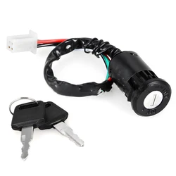 Interruptor de encendido Universal para motocicleta todoterreno, 4 cables, modificado, General pequeño, alta Carrera, ATV, cerradura de puerta eléctrica, llave