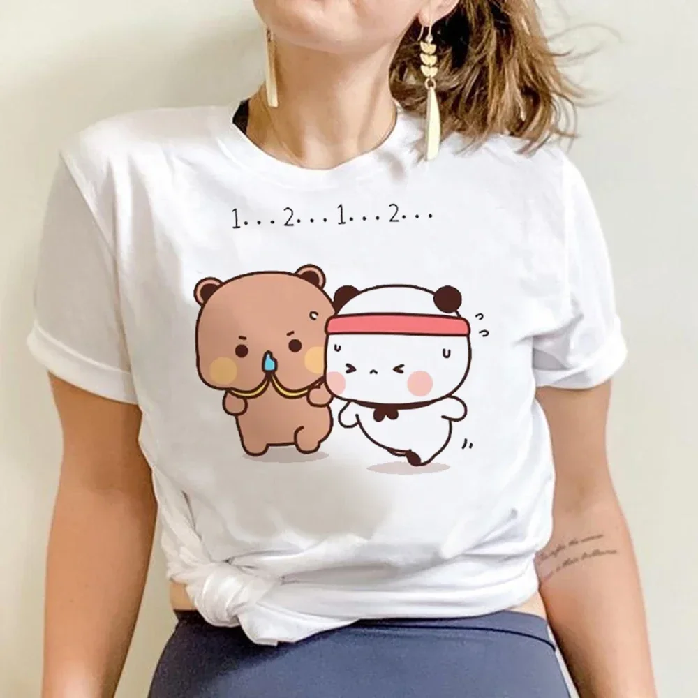 2024 Bubu Dudu Cartoon T Shirt Women Kawaii 90s Y2k Clothes Anime Tops 2000s Vintage T-shirt Unisex Tshirt Female cotton