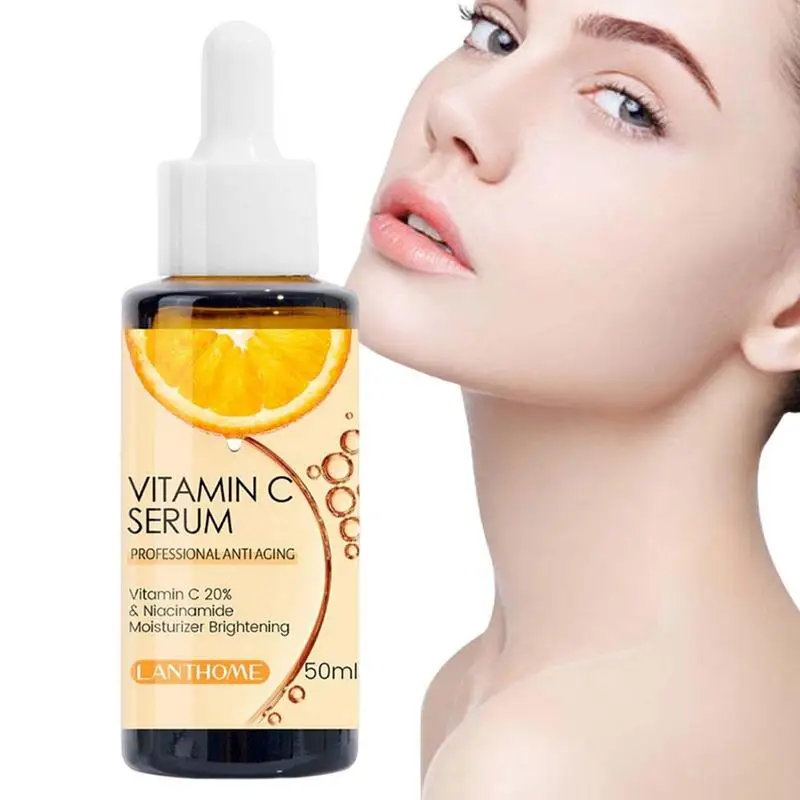 

50ml Gentle Vitamin C Essence Skin Care Moisturizing Hyaluronic Essence Shrink Revitalizing Pores Skin Acid Absorb Easily