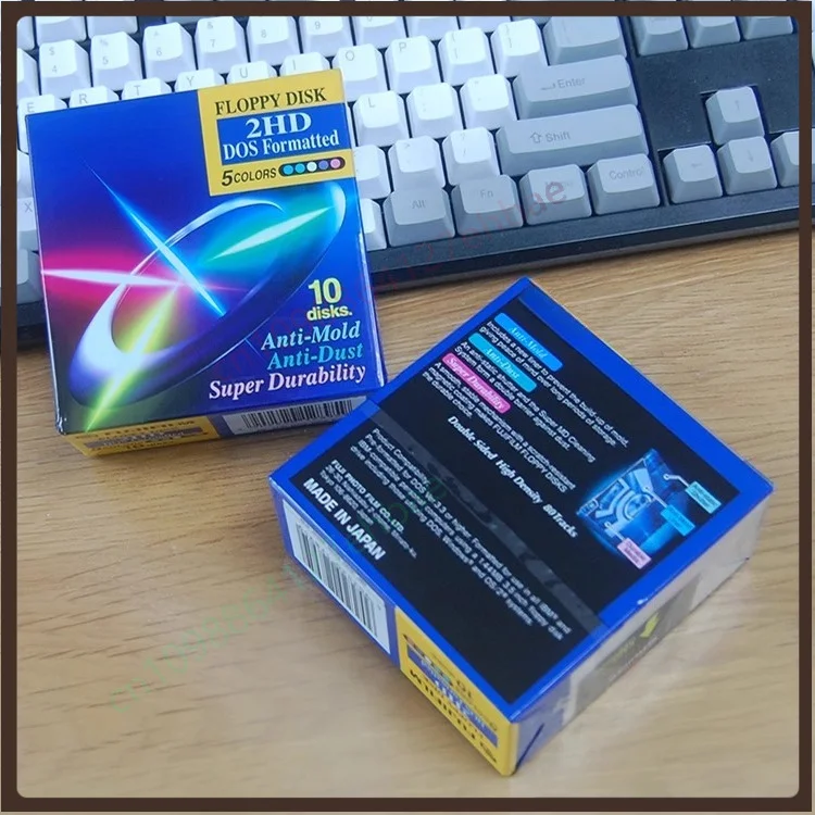 Original Japanese Import for MF2HD Fujifilm 3.5inch Floppy Disk 1.44M Magnetic Disk FUJIFILM