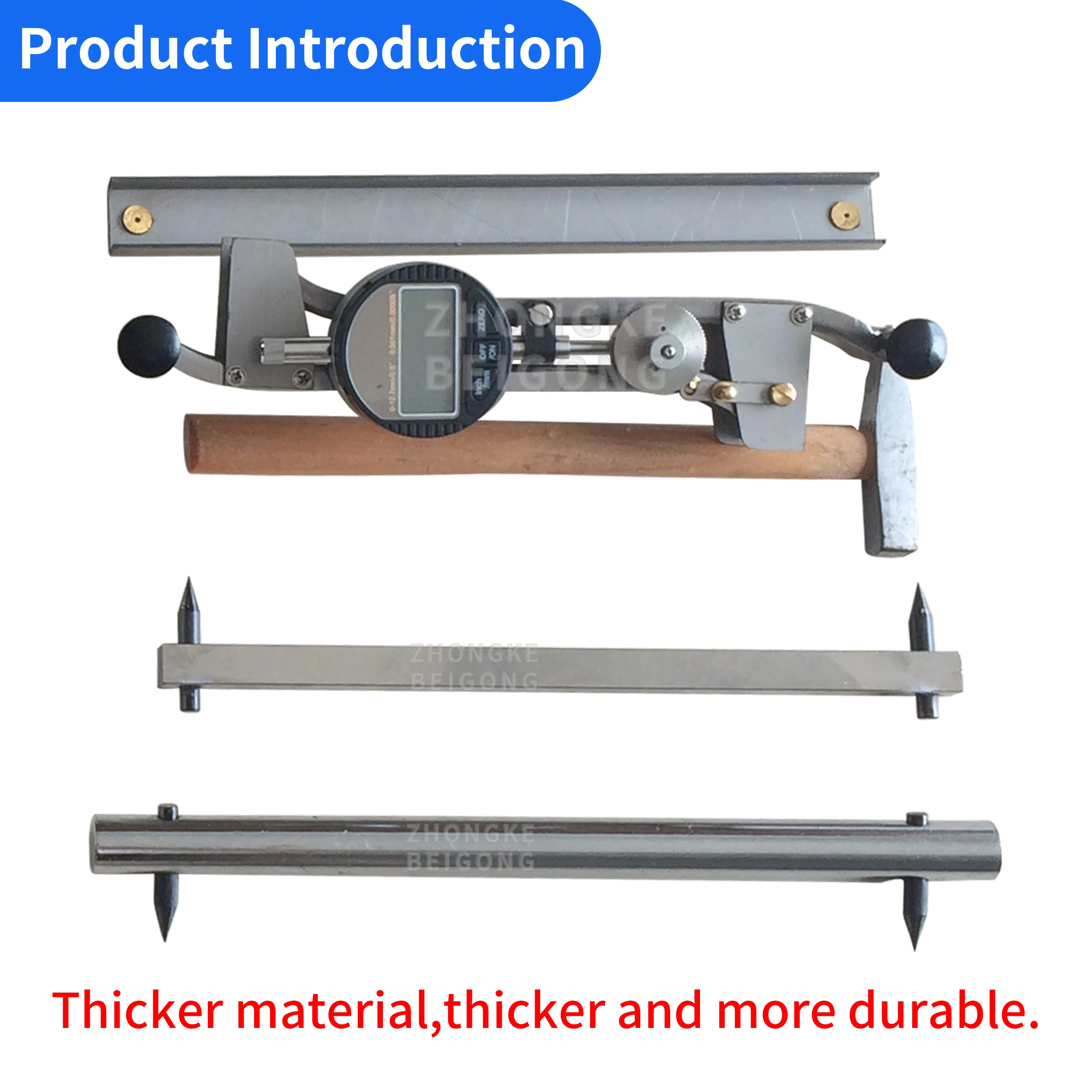 Handheld Concrete Strain Gauge Deformation Testing Equipment