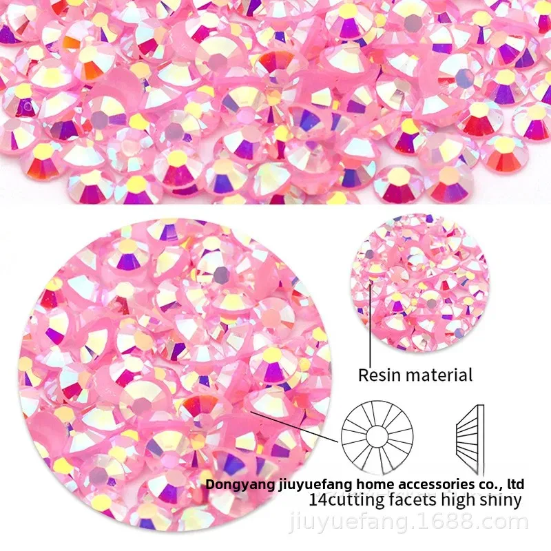 Colorful DIY Jelly Bean Nail Art Resin Diamonds Flat Bottom Mobile Phone Decorations Direct From Manufacturer Accessories And Pa