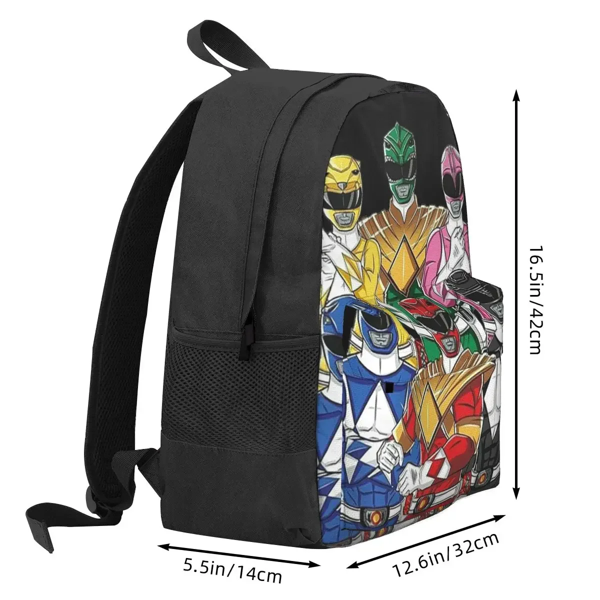 Mighty Morphin Power Ranger Backpacks Boys Girls Bookbag Children School Bags Cartoon Kids Rucksack Travel Rucksack Shoulder Bag