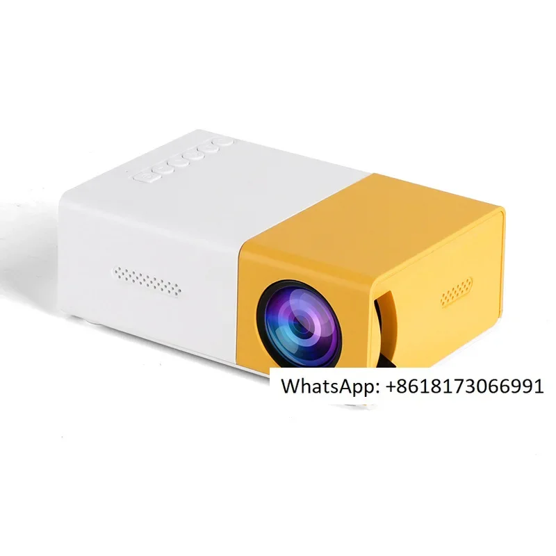 MP20 Yellow White Projector Mini Portable Projector Children's Gift Toy