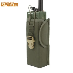 Bolsa táctica Molle para walkie-talkie PRC148/152, riñonera de bolsillo, funda de transporte para interfono portátil