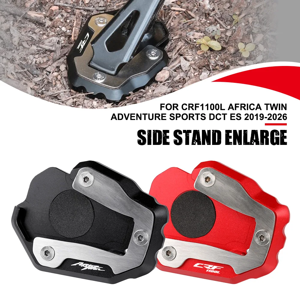 

Motorcycle Side Stand For Honda CRF1100L Africa Twin Adventure Sports DCT ES 2019-2026 Foot Extension Kickstand Pad Accessories