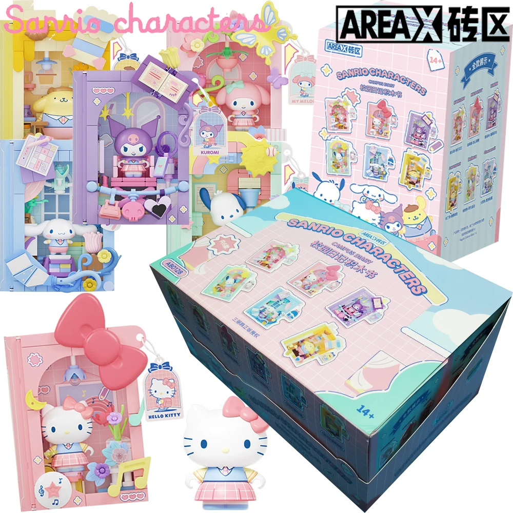 

Official AREA-X Sanrio Characters Blind Box Sweet Shining Exquisite and Lovely Design Trendy Peripheral Toys Children Hobby Gift