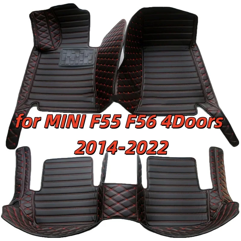 Car Accessories interior Auto leather carpet pads fits for MINI F55 F56 4Doors 2014-2022 waterproof anti slip car floor mats