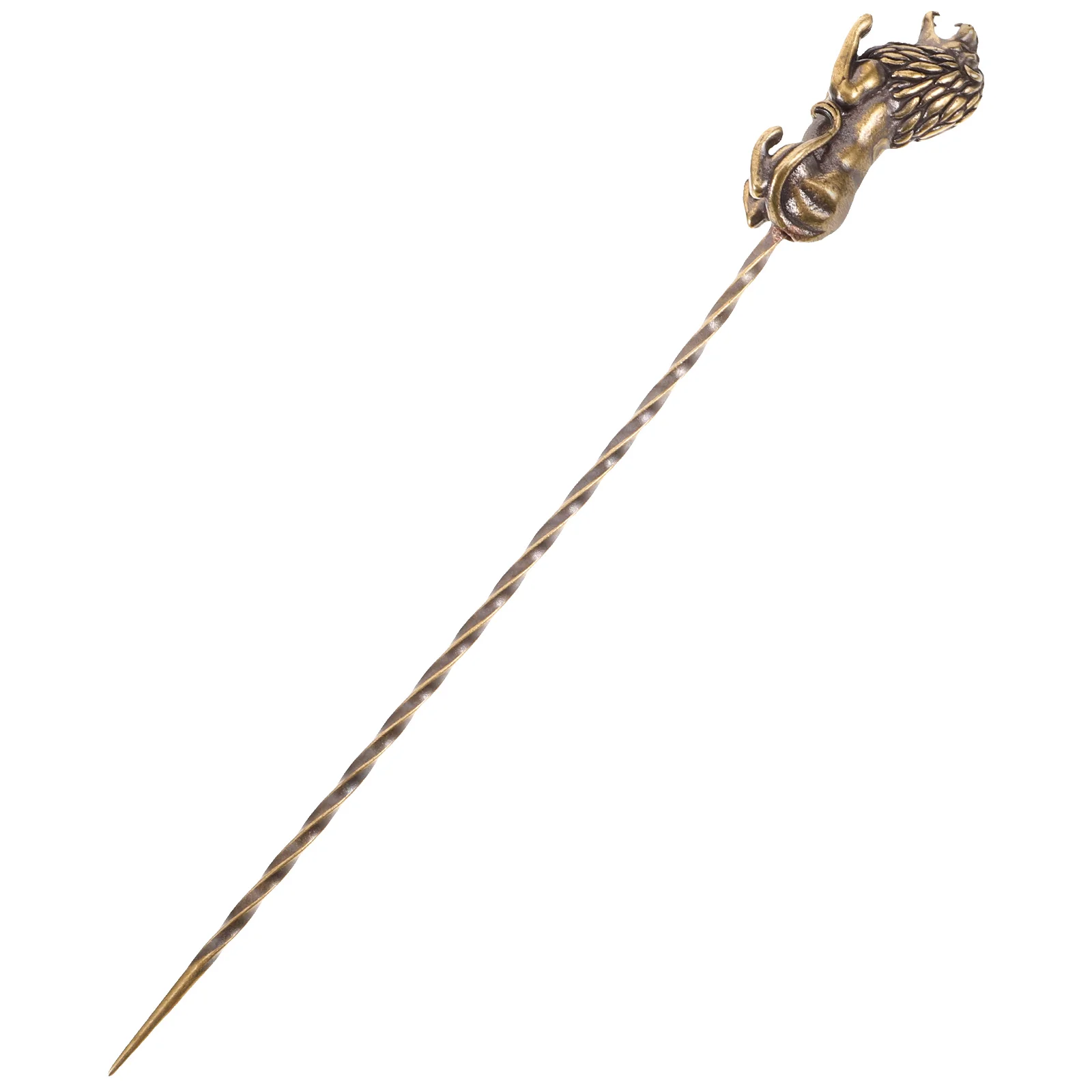 

Cigar Draw Copper Needle Enhancer Punch Supplies Accessories Poker Stick Lion Design Cigar Drill