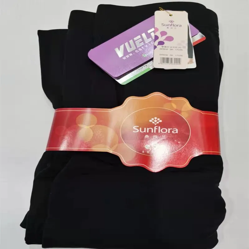 

Men's Thin Fleece Autumn Pants Thermal Trousers Lightweight Warm Not Puffy Long Pants mid Waist Black Sunflora Nylon Underwear