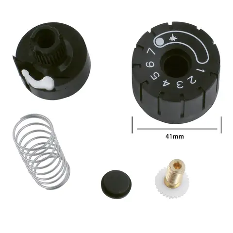 Behaivan válvula termostato de controle de fogão a gás, botão de controle de temperatura, interruptor rotativo, alça com todos os acessórios de cozinha