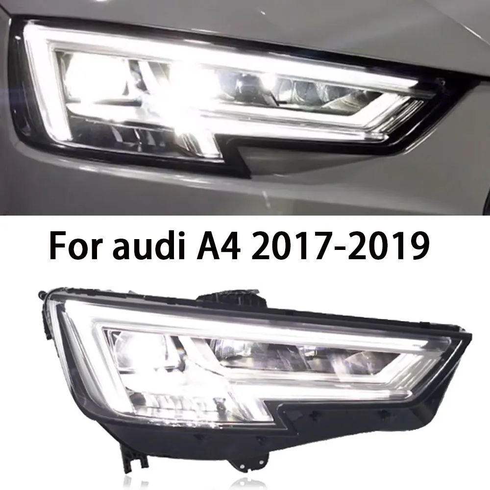 

Автомобильные фары для Audi A4 B9 2017-2021 A4L S4 RS4 Avant, светодиодные фары в сборе, обновленная сигнальная лампа с высокой настройкой