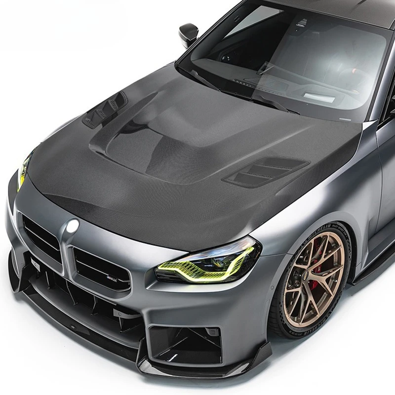 

Подходит для новой BMW серии G87/G42/M2/2, капот из углеродного волокна, капот двигателя, передняя крышка, модификация