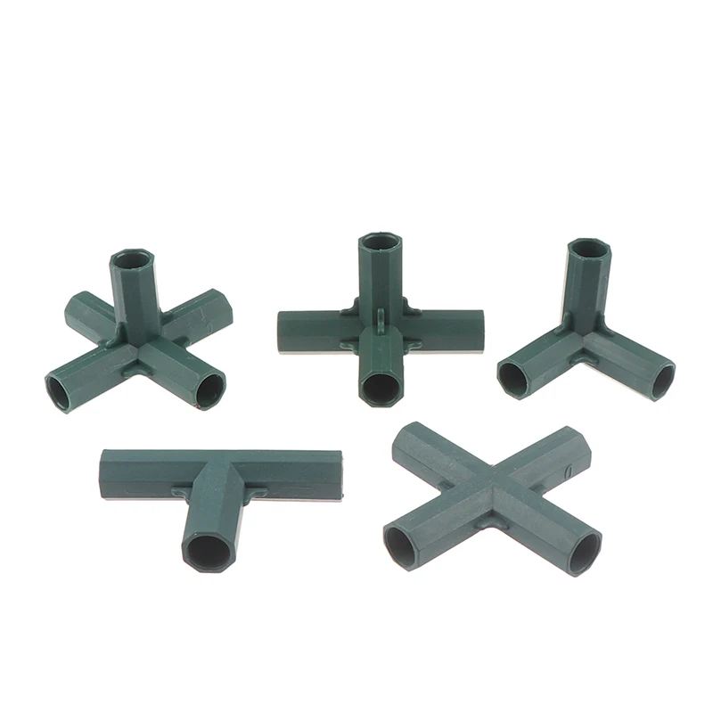 16MM PVC Fitting Stable Support Heavy Duty Greenhouse Frame Building Connector Made Of High Quality Plastic Material