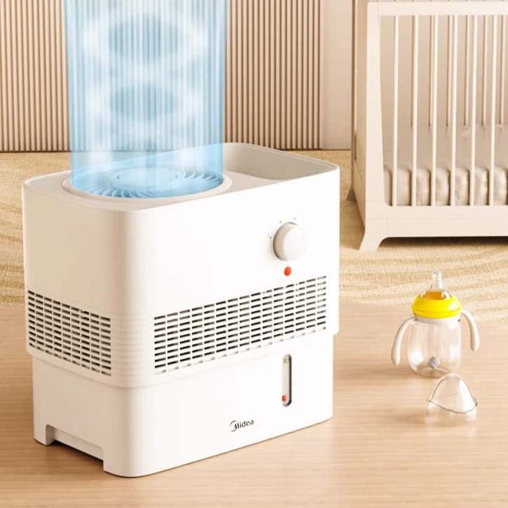 

Безапотевающий увлажнитель Midea, 3ESL, бытовой увлажнитель для спальни, чистый, большой емкости, большой туман, световой стерилизатор, увлажнитель