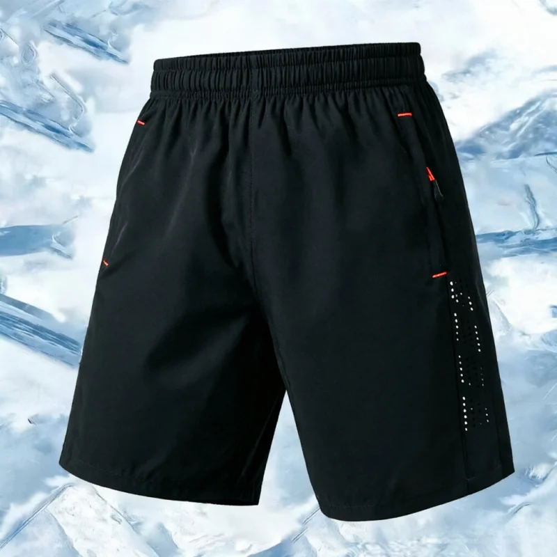 Men's Ice Silk Mesh Shorts Loose Fit Breathable Lightweight Quick Dry Comfortable Sports Fitness Running Casual Summer Shorts