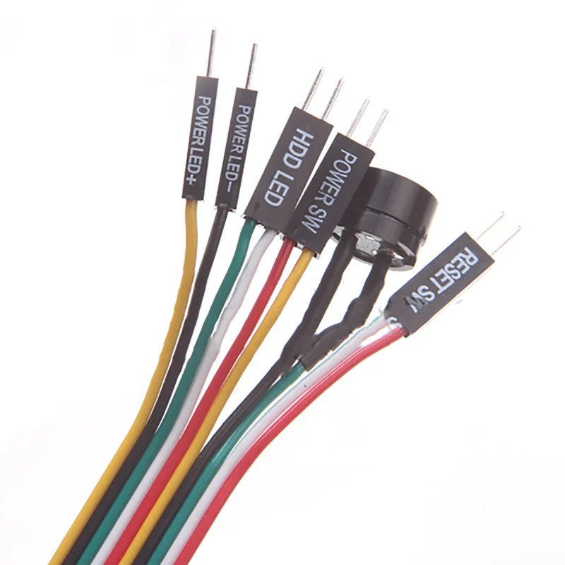 Z 2x For ASUS Q-Connector Motherboard 20cm Jumper Line Extension Cable Cord Connector