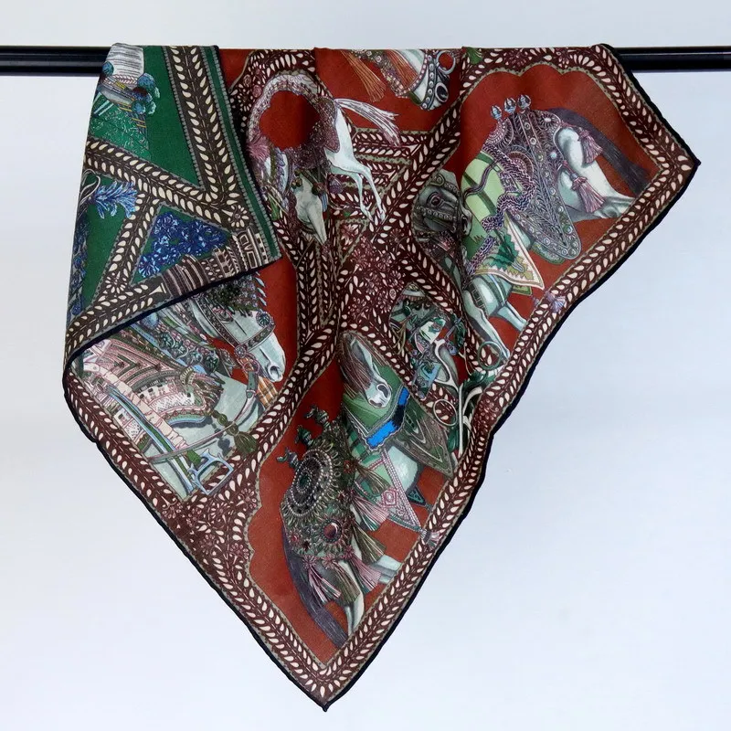 Echarpe-courte-double-face-65-cm-pour-femme-echarpes-en-soie-et-laine-chales-de-luxe-pour-tete-et-cou-accessoires-d'hiver-de-marque-bandanas-a-bord-roule-a-la-main