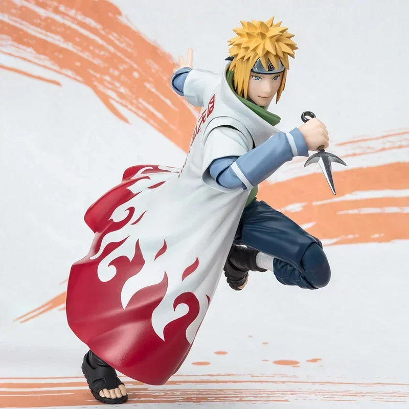 Disponibile BANDAI SHFiguarts Namikaze Minato Action Figures NARUTO Anime Figure NARUTOP99 Giocattoli per Ragazzi Regali Bambini BB