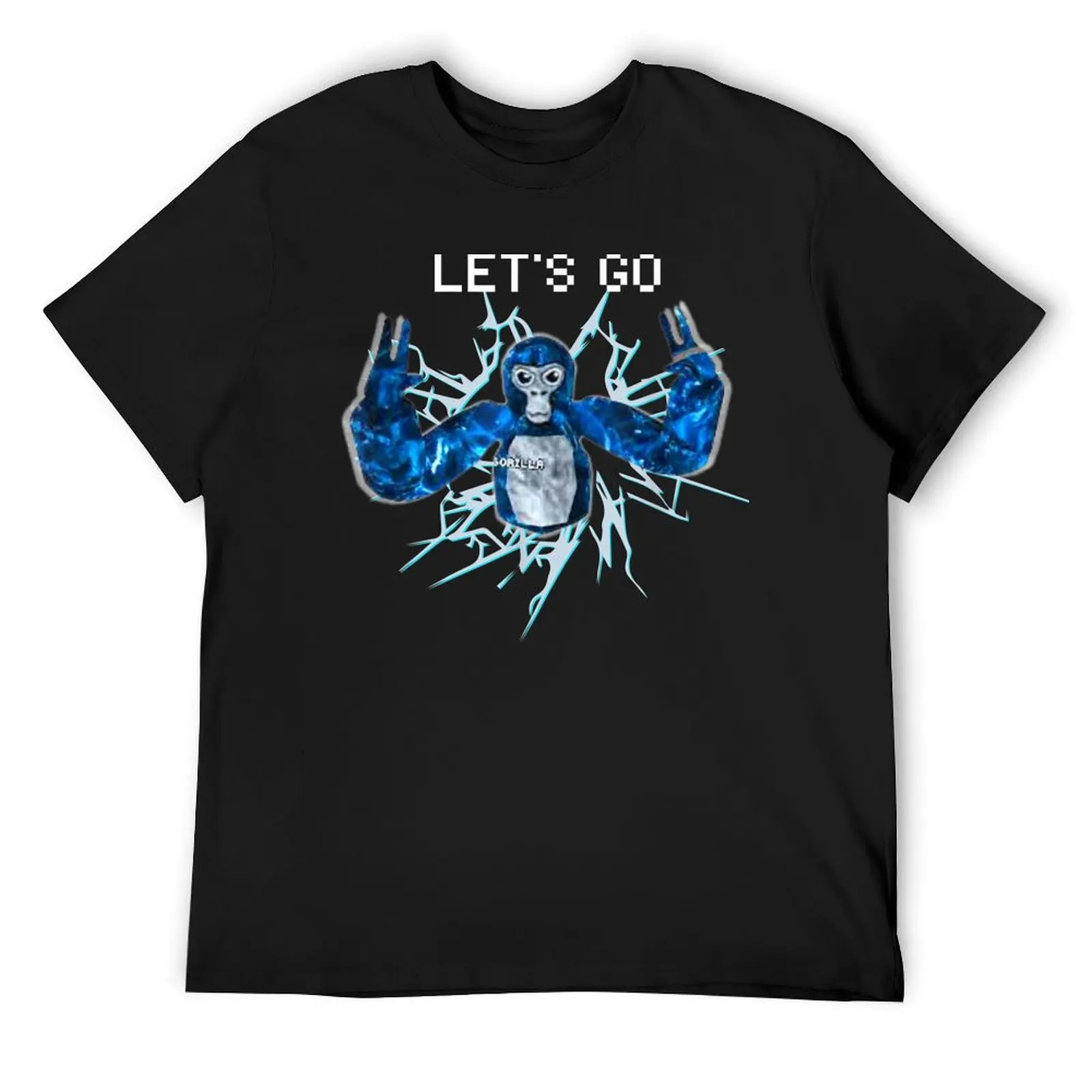 

Gorilla Tag Blue Monke VR Gamer T-Shirt croswit shirt man summer top funny shirt cotton sports fans shirts graphic tee men