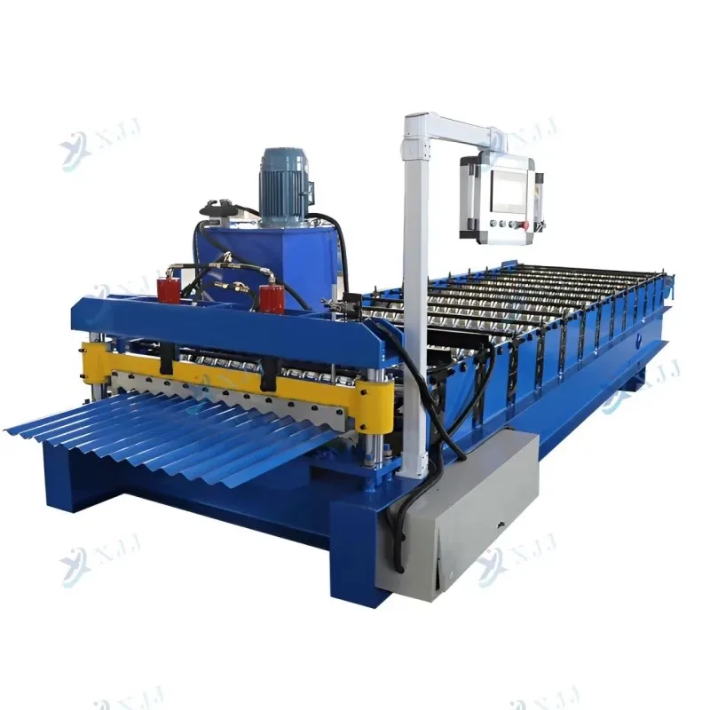 

Hot selling corrugated rolling forming machine, high-quality iron sheet roof panel material type equipment