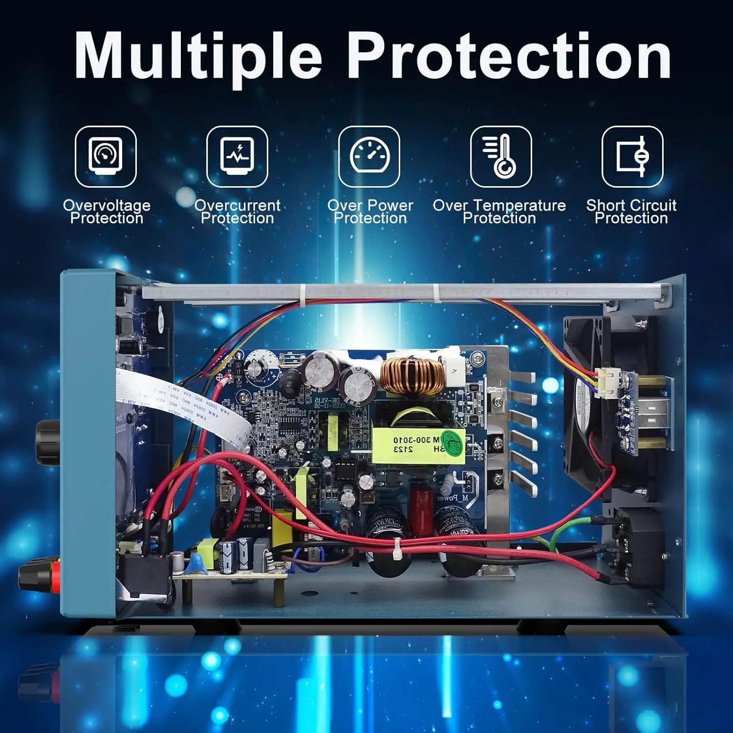 Fonte de alimentação DC programável HM310T 0-30V 0-10A com software USB e PC