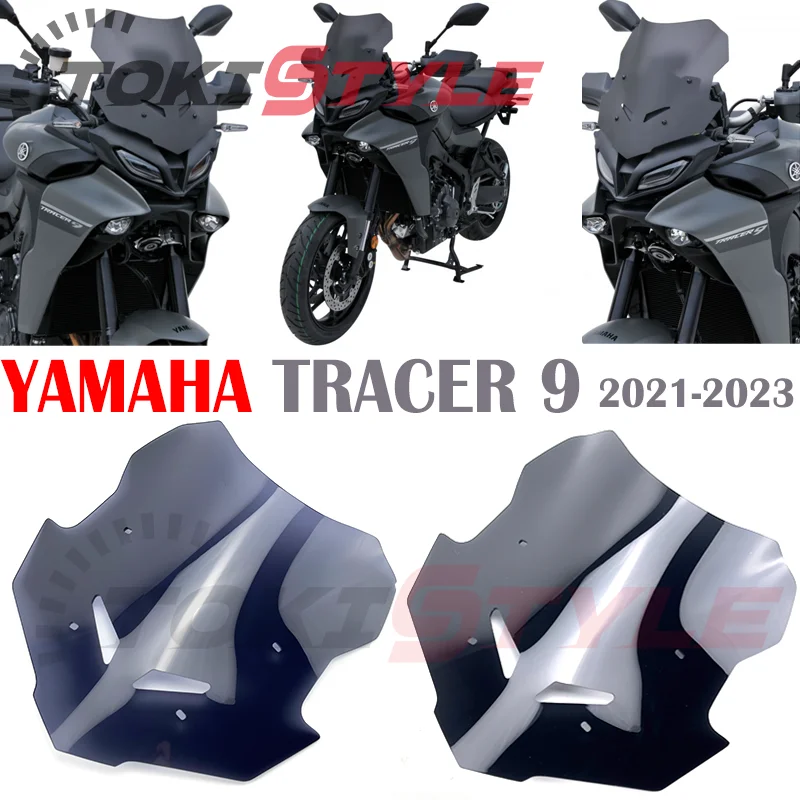 Fit For YAMAHA Tracer9 TRACER 9 GT 2021 2022 - TRACER 900 Wind Shield Screen Protector Parts Tracer 9 Windscreen Windshield