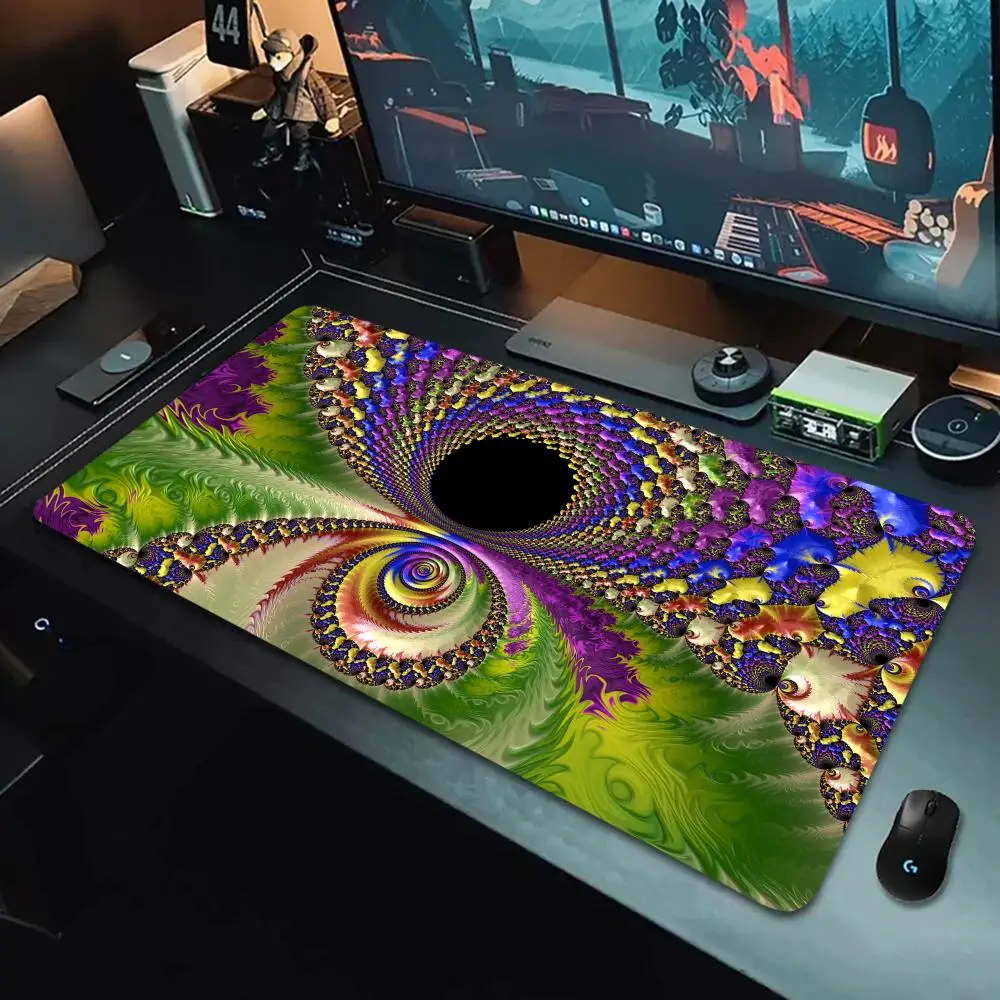 

Color painting art design picture mouse pad high-definition printed rubber anti-slip carpet suitable for gamers to use