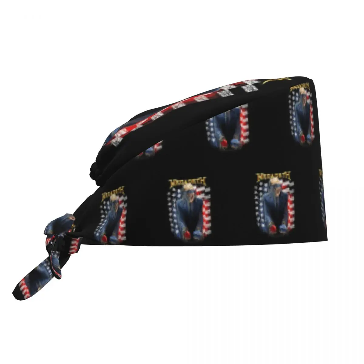 Heavy Metal Rock Roll Music M-Megade T-Ths Working Cap Surgical Hats Women Men Operating Room Cap Operator Hats Lab Works Hat