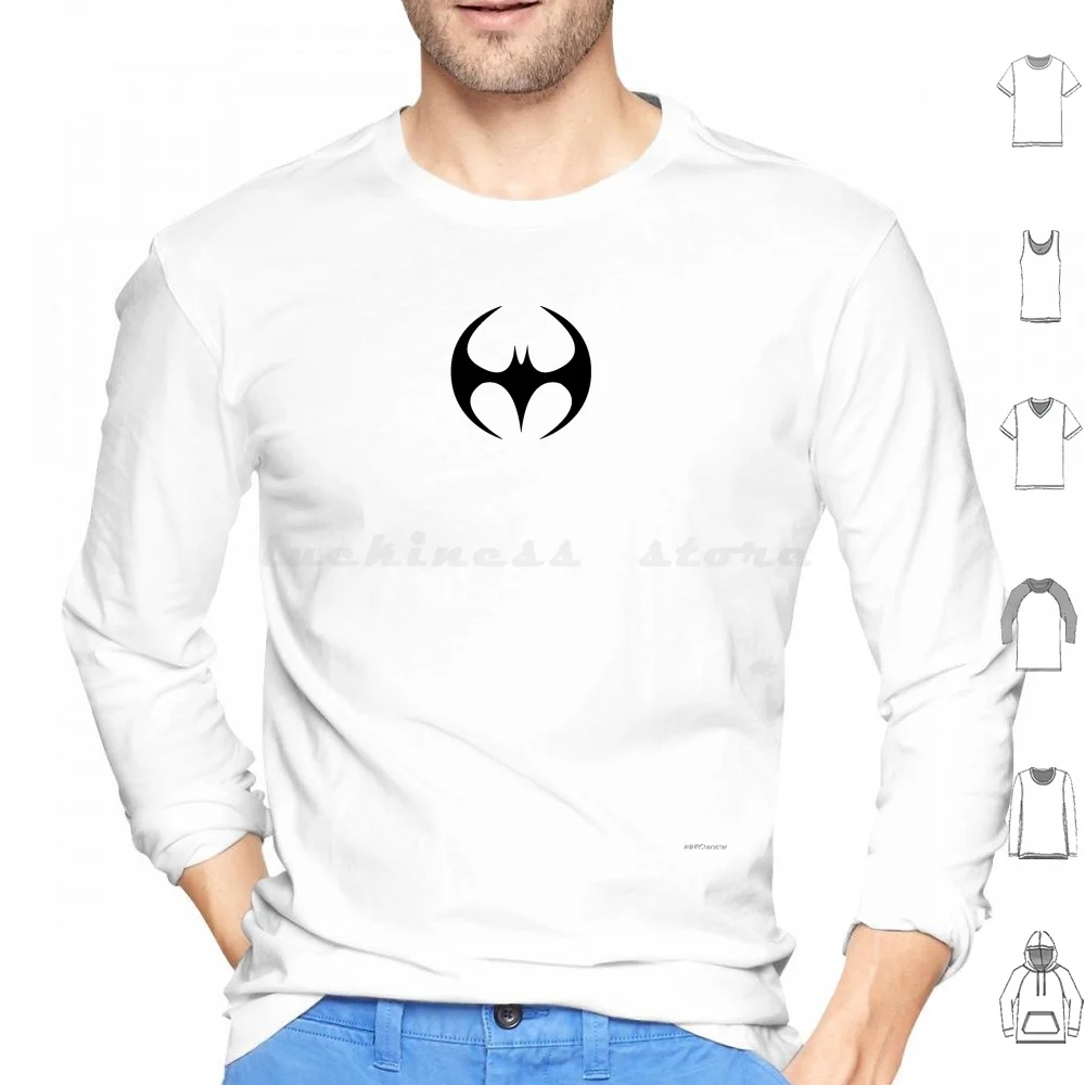 Sudadera con capucha y Logo de murciélago Azrael, manga larga, Logo de murciélago Azrael, Jean Paul Valley, Jean Paul, Paul Valley, Bat Fam