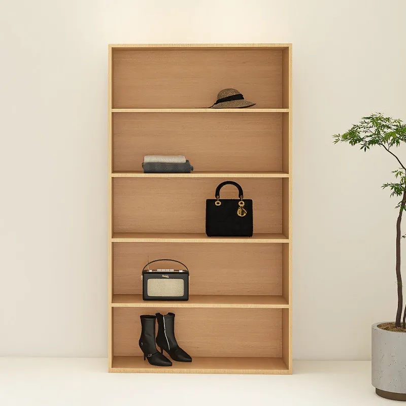 Clothing store display cabinet jewelry placement wooden wall cabinet ornament booth  stand shoe bag display