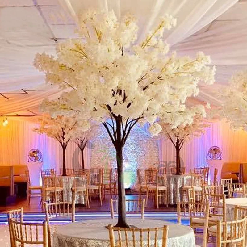 custom.18 Year factory Wedding Table Centerpiece Ornament Tree silk artificial cherry blossom tree