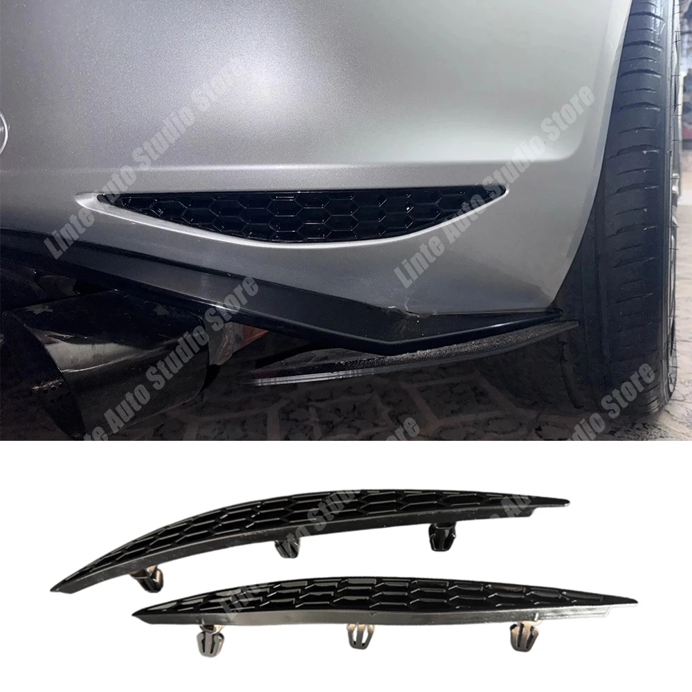 Honeycomb Style Rear Bumper Reflector For VW Golf MK7 GTI GTD GTE TDI TSI TGI R R-line 2013-2016 Gloss Black Replacement Parts