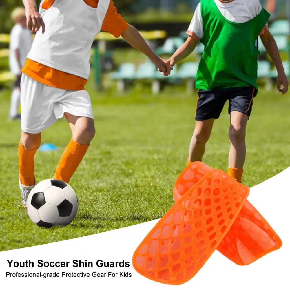 Football Shin Guards for Kids Hollow Design Shin Guards for Enhanced Protection Professional Soccer for Kids for Shock for Calf