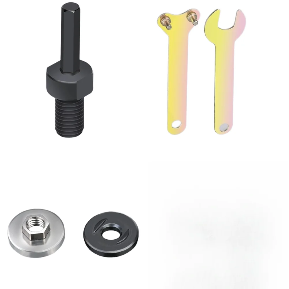 Angle Grinder Function Adapter Kit for Electric Drill with Hex Shaft for Metal Stone and Concrete Applications