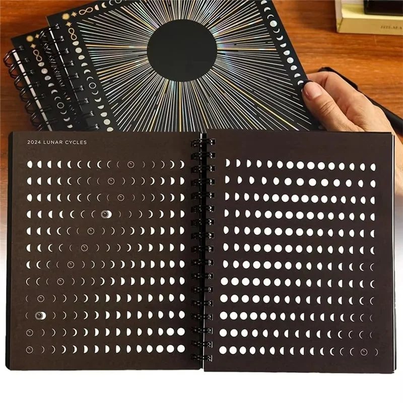 2025 Many Moons Lunar Planner, Lunar Planner For Witches, Magical Lunar Planner, 2025 Planner Notebook With Moon-POS