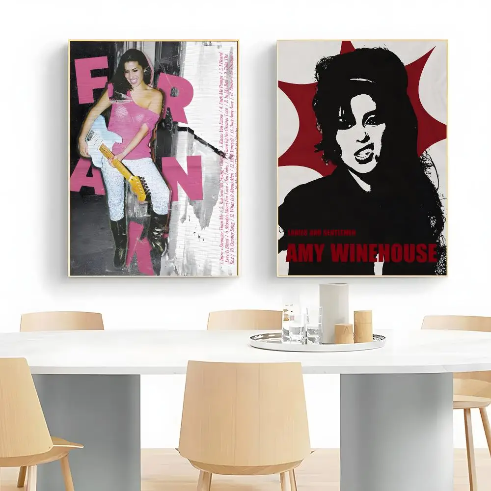soulful singer A-Amy Winehouse Poster Wall Art Print Decorative Mural Home Decor Gift Unframed